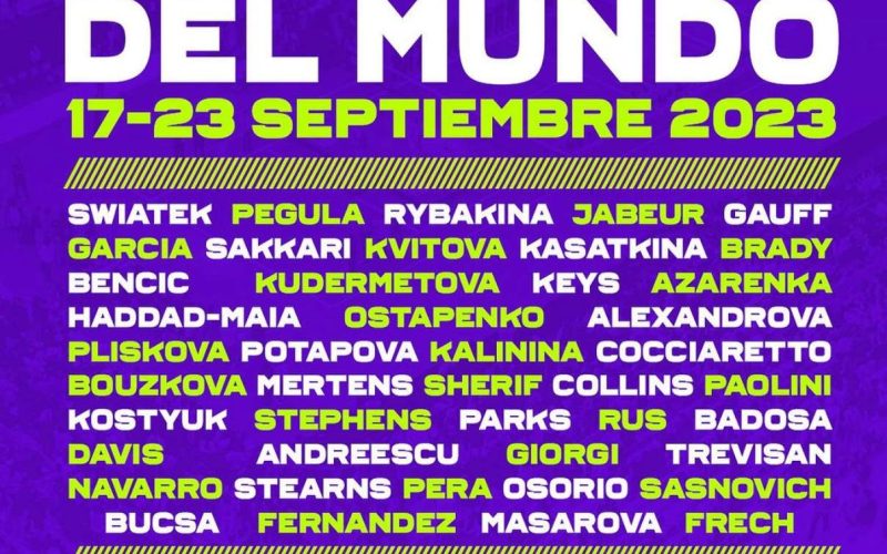 Se confirman tenistas para el WTA GDL Open Akron 2023