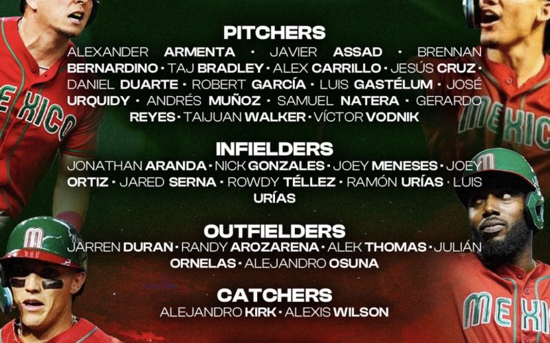 México presenta su roster oficial para el Clásico Mundial de Béisbol 2026