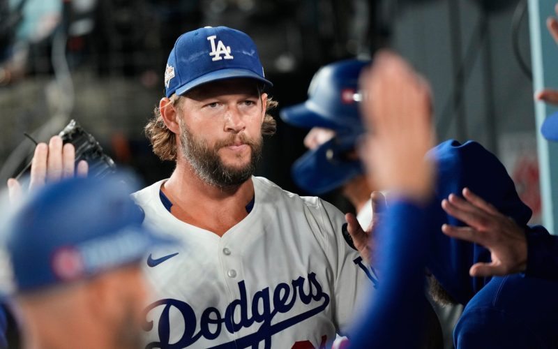 Dodgers mantienen a Clayton Kershaw en su roster para la Serie de Campeonato de la Liga Nacional