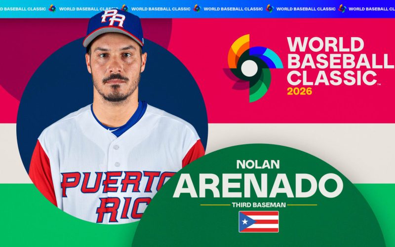 Nolan Arenado reforzará a Puerto Rico en el Clásico Mundial de Béisbol 2026